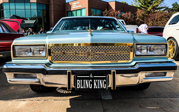 1986-1990 Chevy Caprice ALL GOLD Chrome Grill Triple Weave Mesh Tiarra Grill